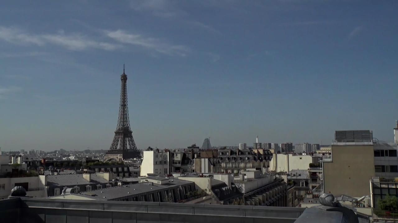 Archived image Webcam Panoramic View Paris - Eiffel Tower