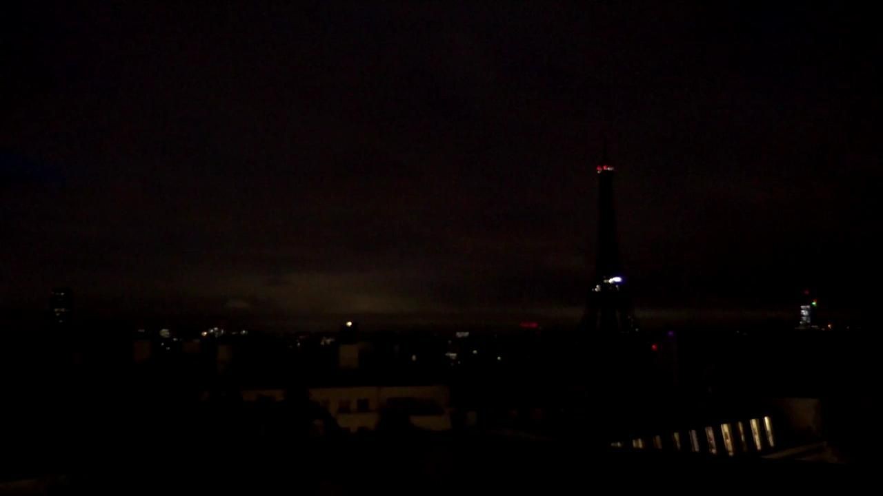 Archived image Webcam Panoramic View Paris - Eiffel Tower