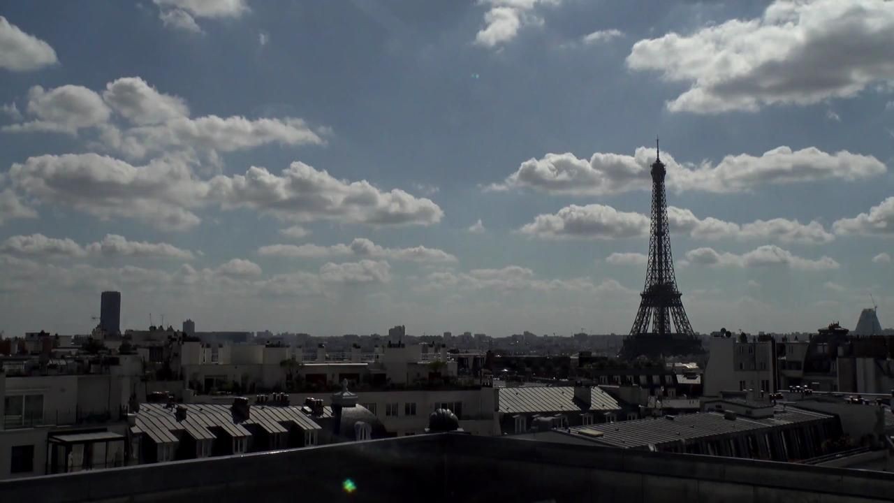 Archived image Webcam Panoramic View Paris - Eiffel Tower