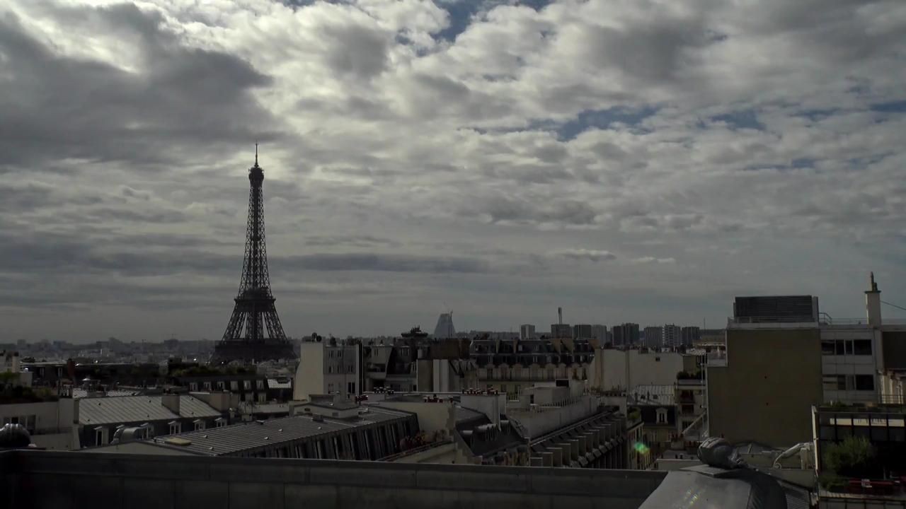 Archived image Webcam Panoramic View Paris - Eiffel Tower