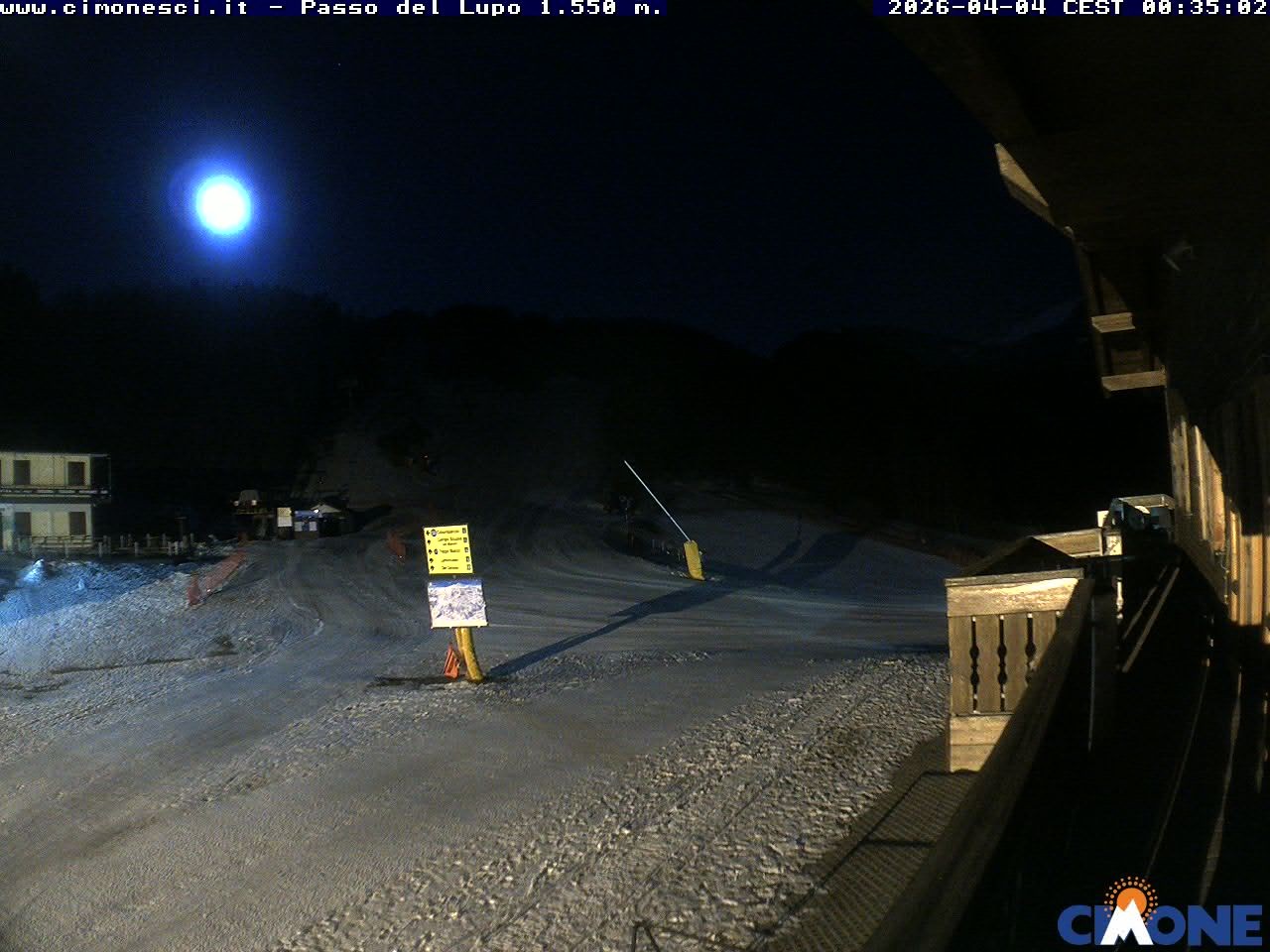 Archiv Foto Webcam Monte Cimone: Passo del Lupo