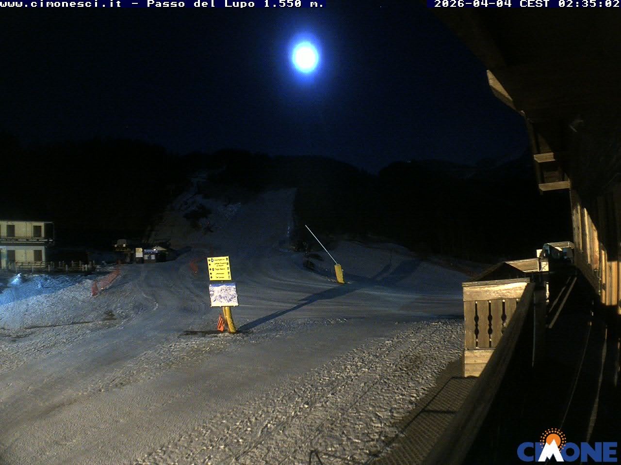 Archiv Foto Webcam Monte Cimone: Passo del Lupo