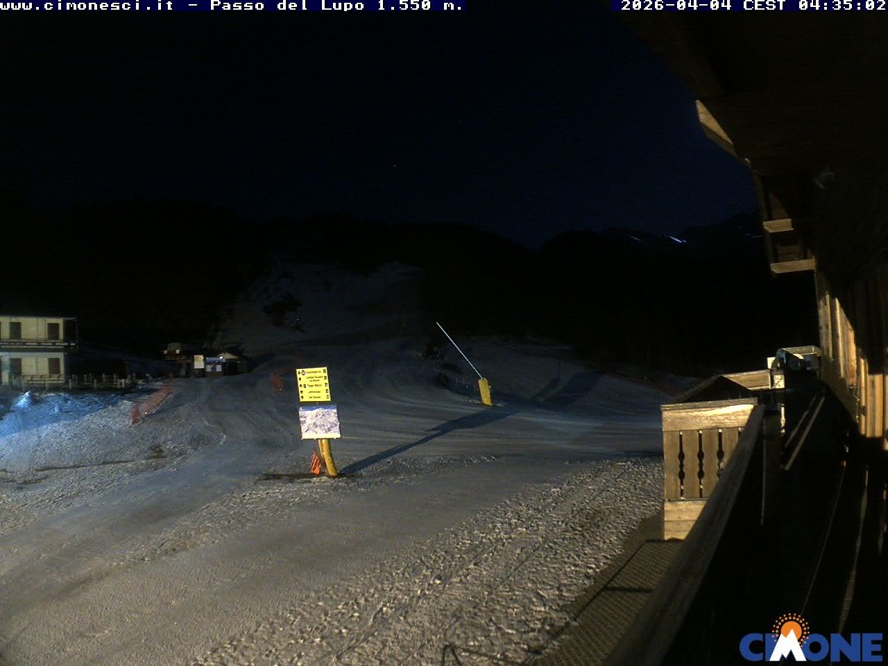 Archiv Foto Webcam Monte Cimone: Passo del Lupo