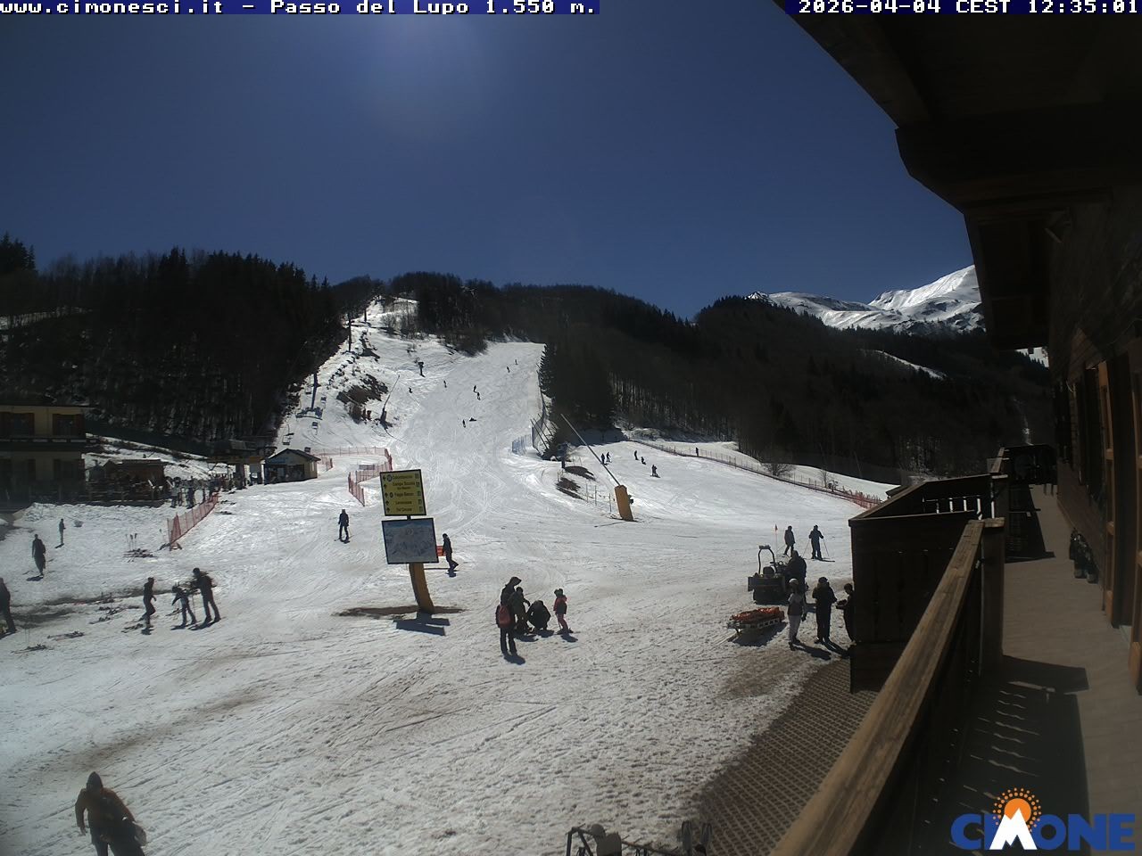 Archiv Foto Webcam Monte Cimone: Passo del Lupo