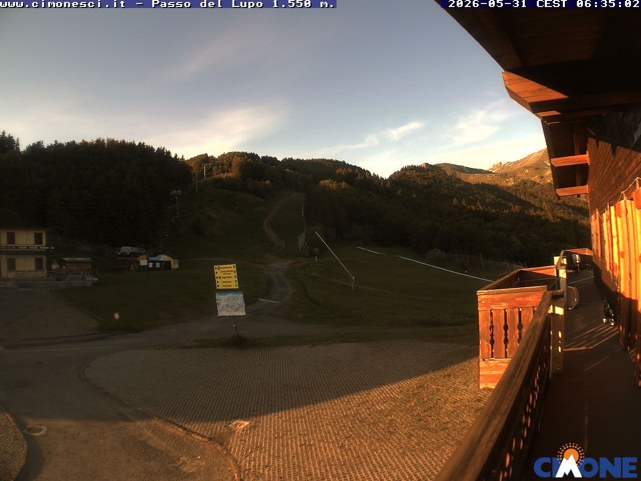 Archiv Foto Webcam Monte Cimone: Passo del Lupo