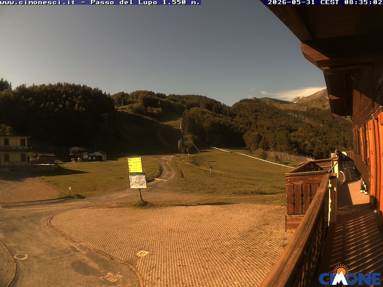 Archiv Foto Webcam Monte Cimone: Passo del Lupo