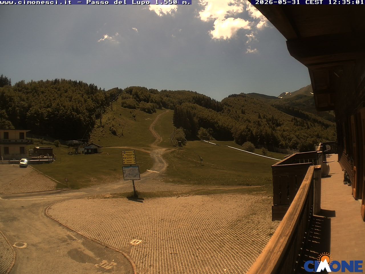 Archiv Foto Webcam Monte Cimone: Passo del Lupo
