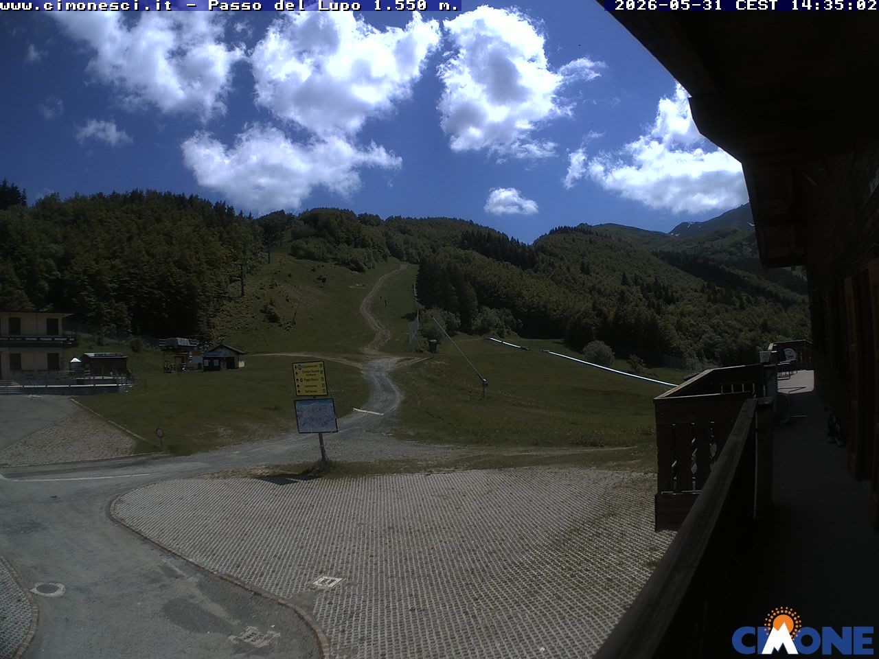 Archiv Foto Webcam Monte Cimone: Passo del Lupo