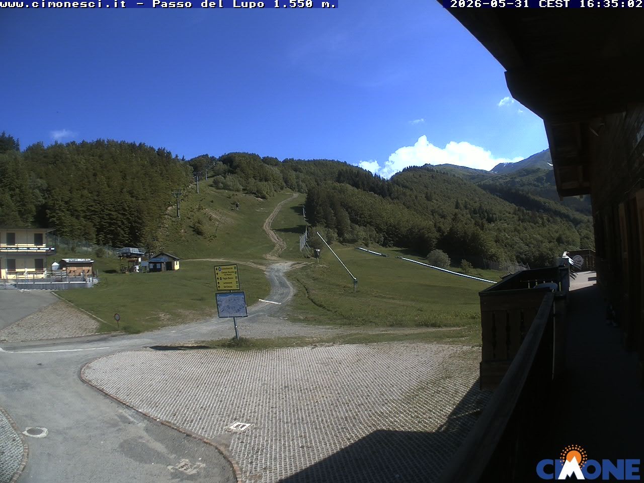 Archiv Foto Webcam Monte Cimone: Passo del Lupo