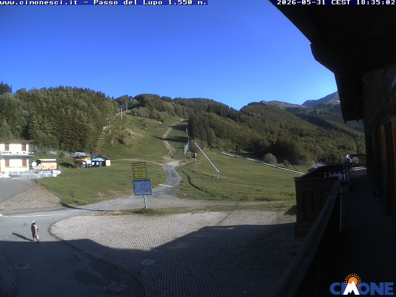 Archiv Foto Webcam Monte Cimone: Passo del Lupo