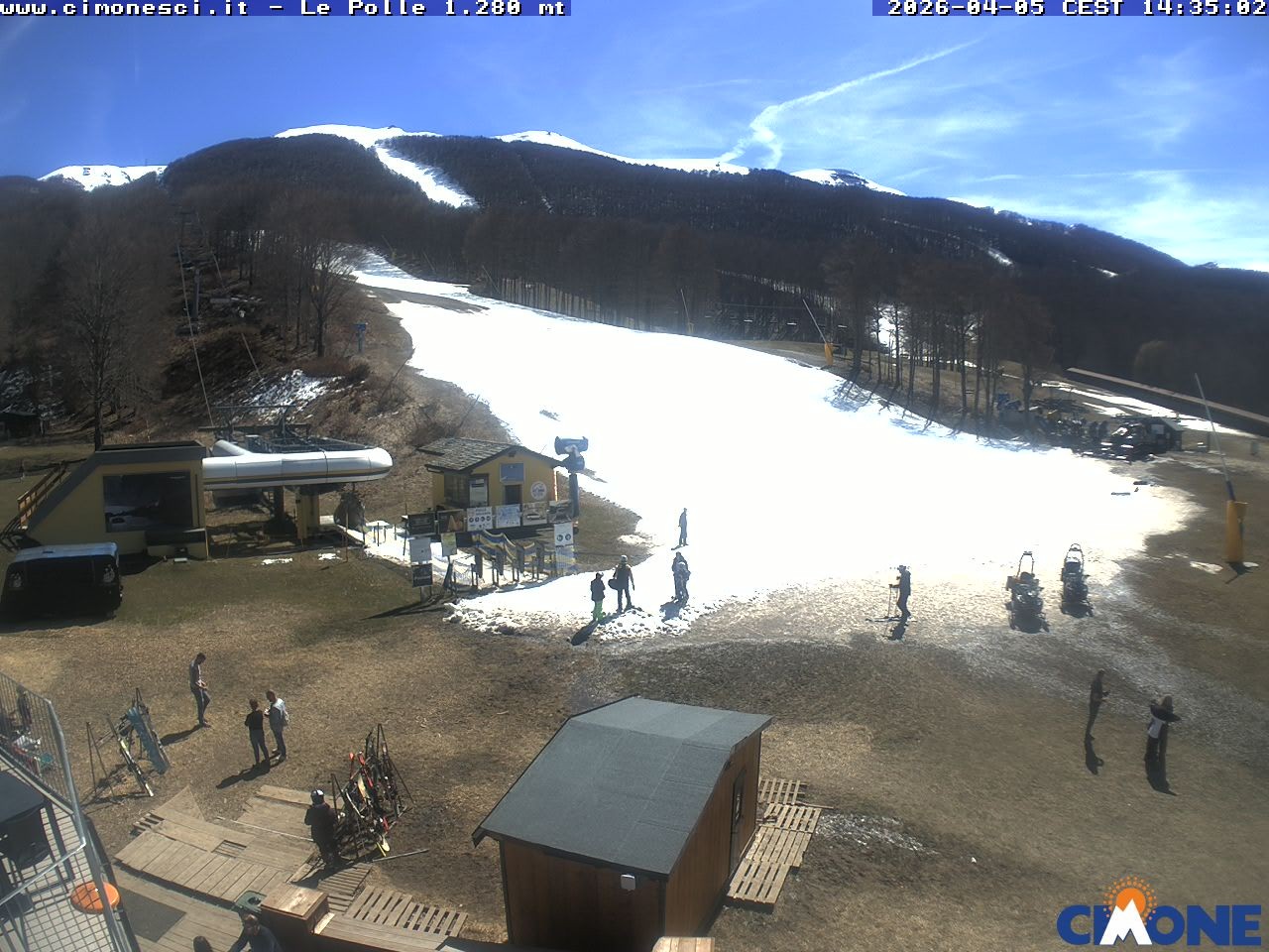 Archiv Foto Webcam Monte Cimone - Le Polle