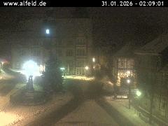 Archiv Foto Webcam Blick auf das Rathaus von Alfeld