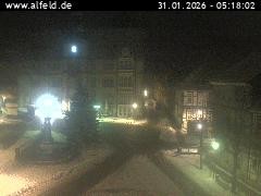 Archiv Foto Webcam Blick auf das Rathaus von Alfeld