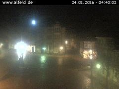 Archiv Foto Webcam Blick auf das Rathaus von Alfeld