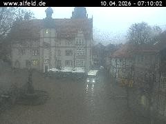 Archiv Foto Webcam Blick auf das Rathaus von Alfeld