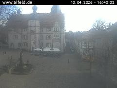Archiv Foto Webcam Blick auf das Rathaus von Alfeld
