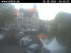 Archiv Foto Webcam Blick auf das Rathaus von Alfeld