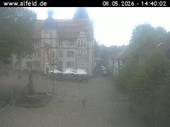 Archiv Foto Webcam Blick auf das Rathaus von Alfeld