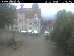Archiv Foto Webcam Blick auf das Rathaus von Alfeld