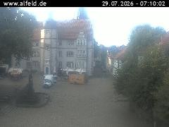Archiv Foto Webcam Blick auf das Rathaus von Alfeld