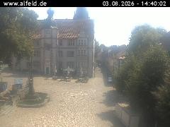 Archiv Foto Webcam Blick auf das Rathaus von Alfeld