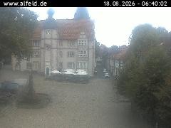 Archiv Foto Webcam Blick auf das Rathaus von Alfeld
