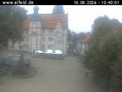 Archiv Foto Webcam Blick auf das Rathaus von Alfeld