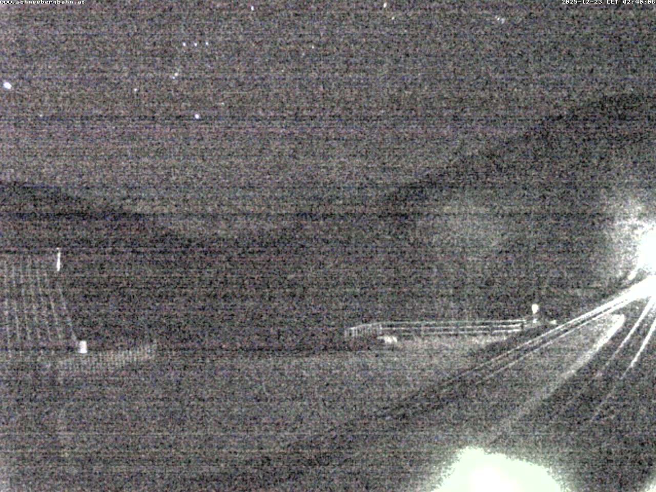 Archiv Foto Webcam Schneeberg: Blick Gasthaus Baumgartner