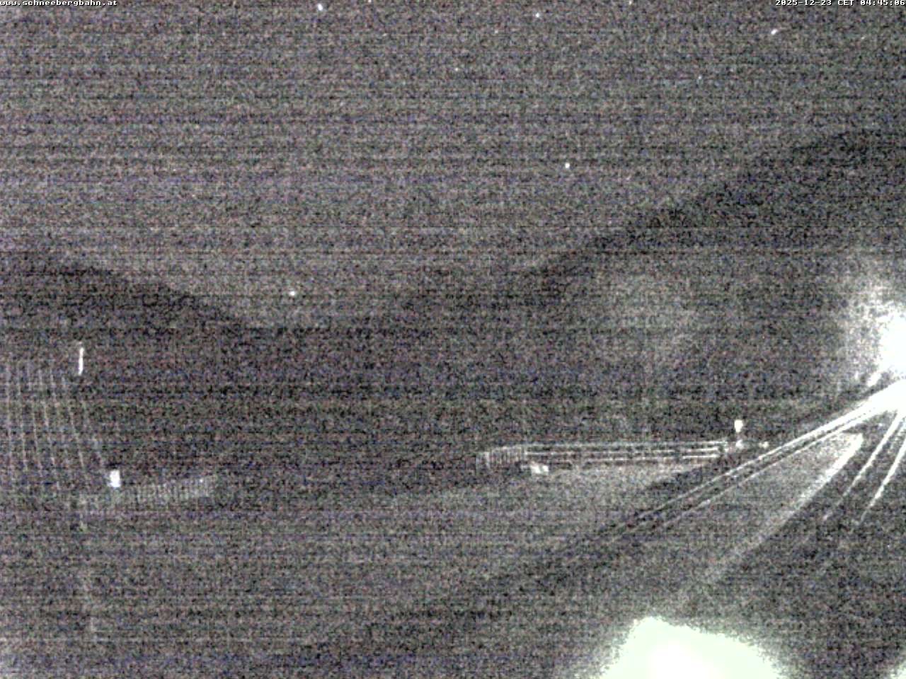 Archiv Foto Webcam Schneeberg: Blick Gasthaus Baumgartner