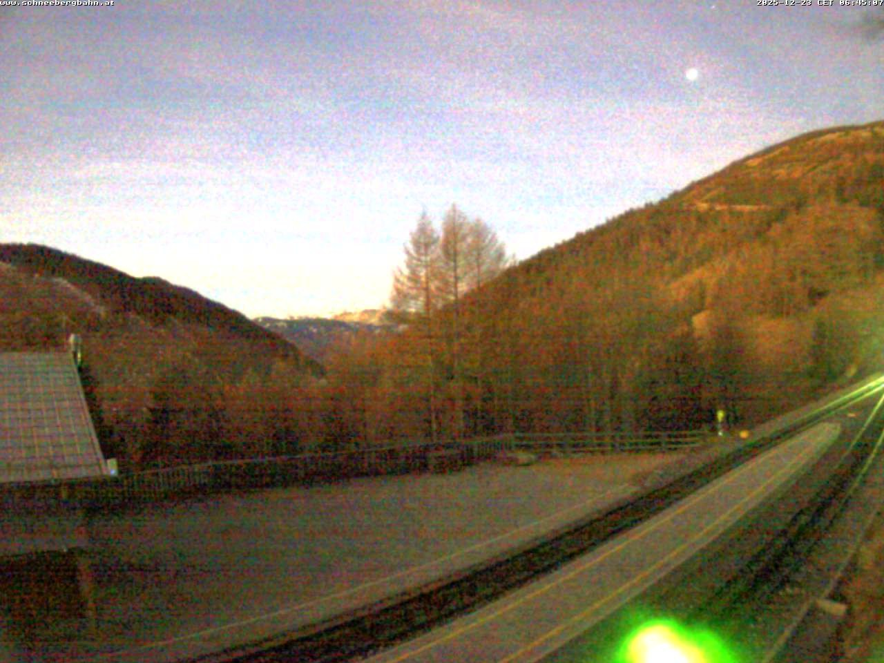 Archiv Foto Webcam Schneeberg: Blick Gasthaus Baumgartner