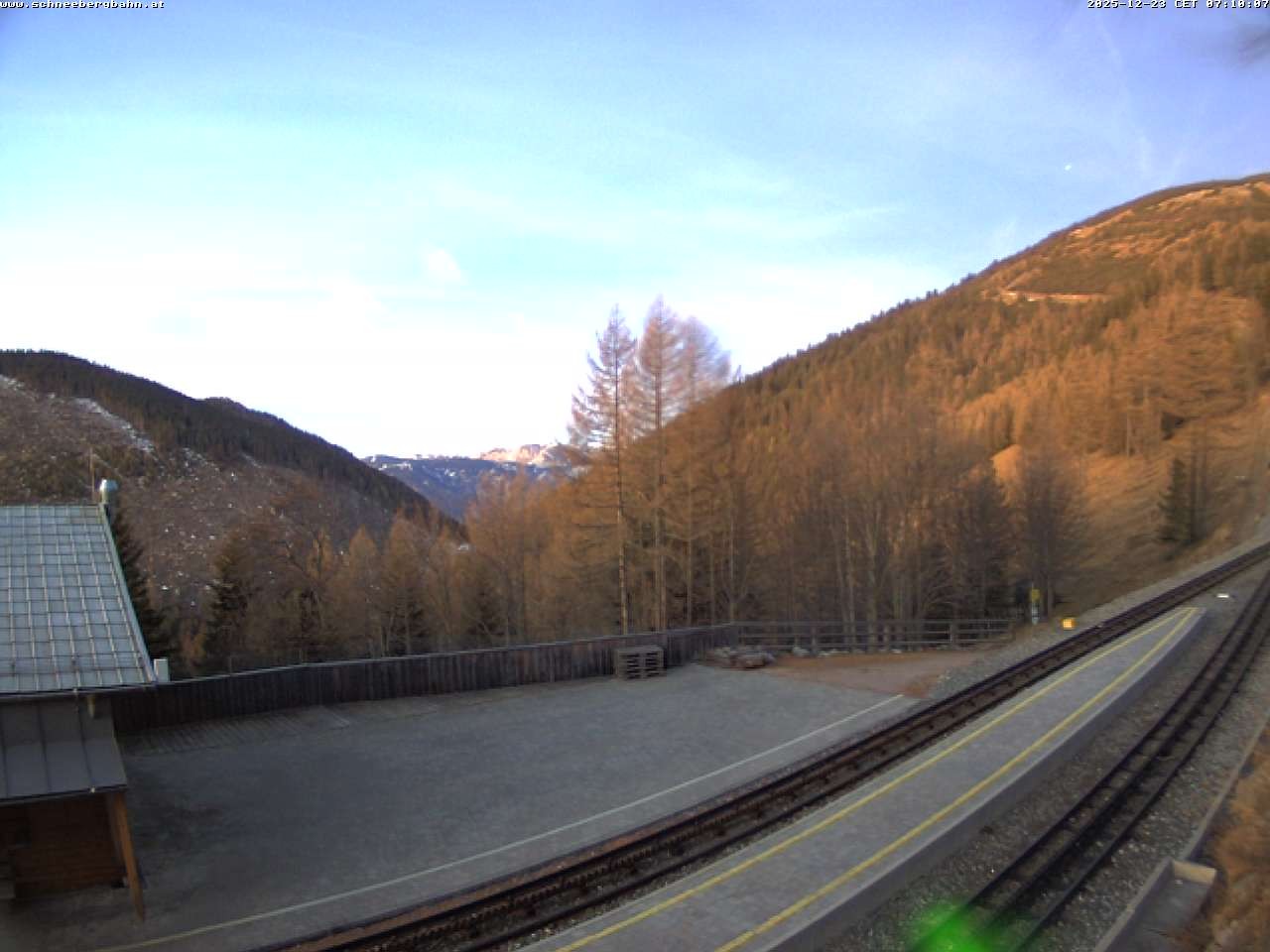 Archiv Foto Webcam Schneeberg: Blick Gasthaus Baumgartner