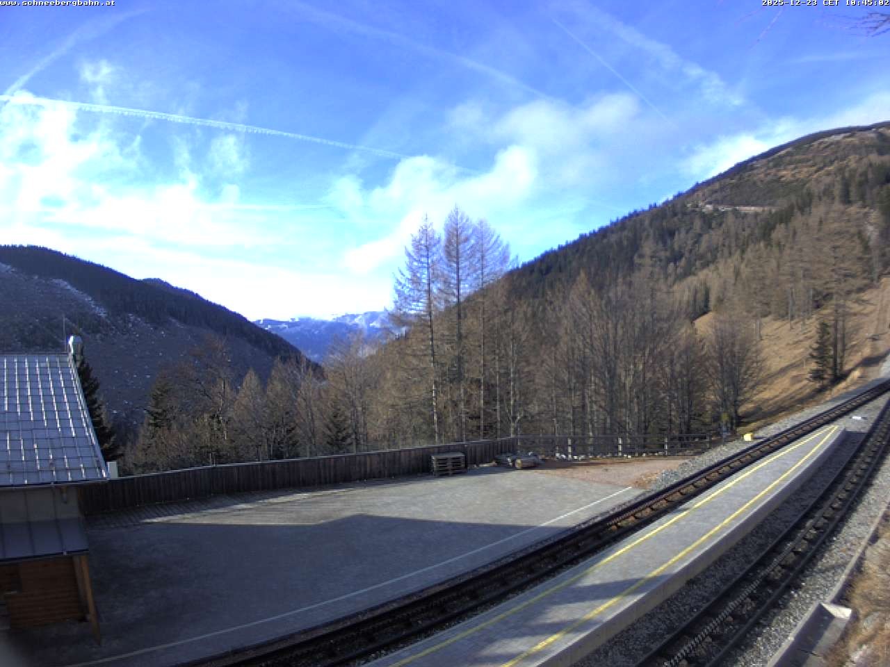 Archiv Foto Webcam Schneeberg: Blick Gasthaus Baumgartner