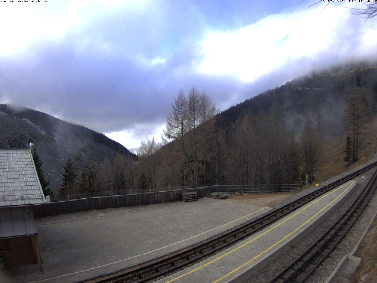 Archiv Foto Webcam Schneeberg: Blick Gasthaus Baumgartner