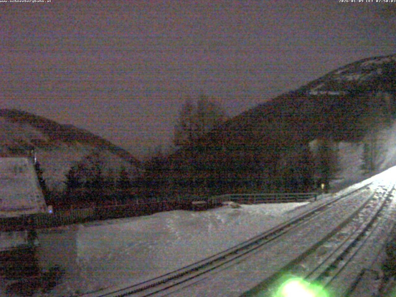 Archiv Foto Webcam Schneeberg: Blick Gasthaus Baumgartner