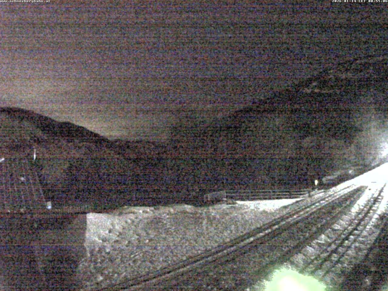 Archiv Foto Webcam Schneeberg: Blick Gasthaus Baumgartner