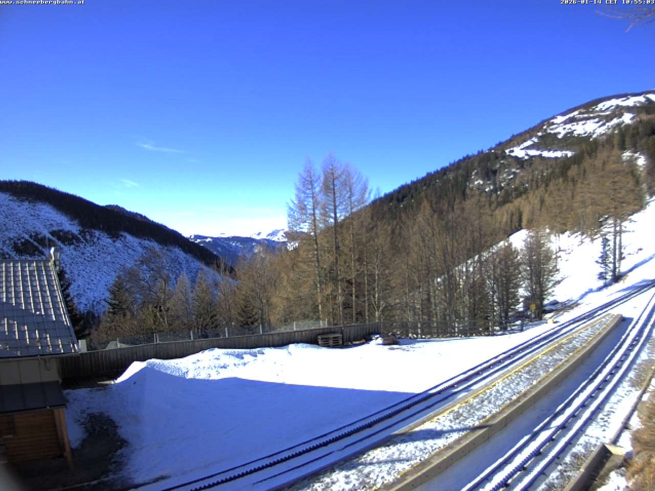Archiv Foto Webcam Schneeberg: Blick Gasthaus Baumgartner