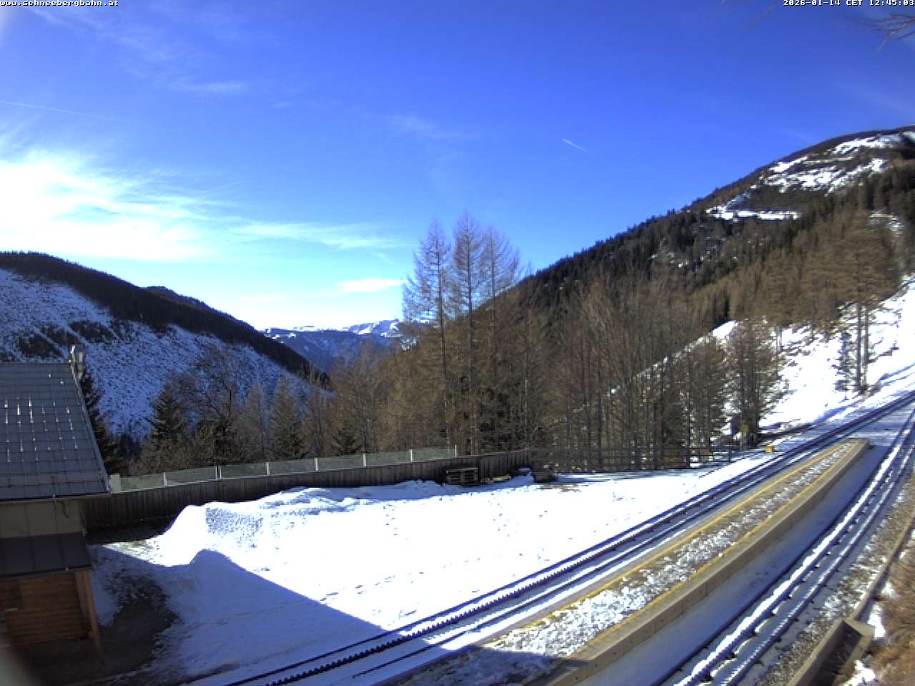 Archiv Foto Webcam Schneeberg: Blick Gasthaus Baumgartner