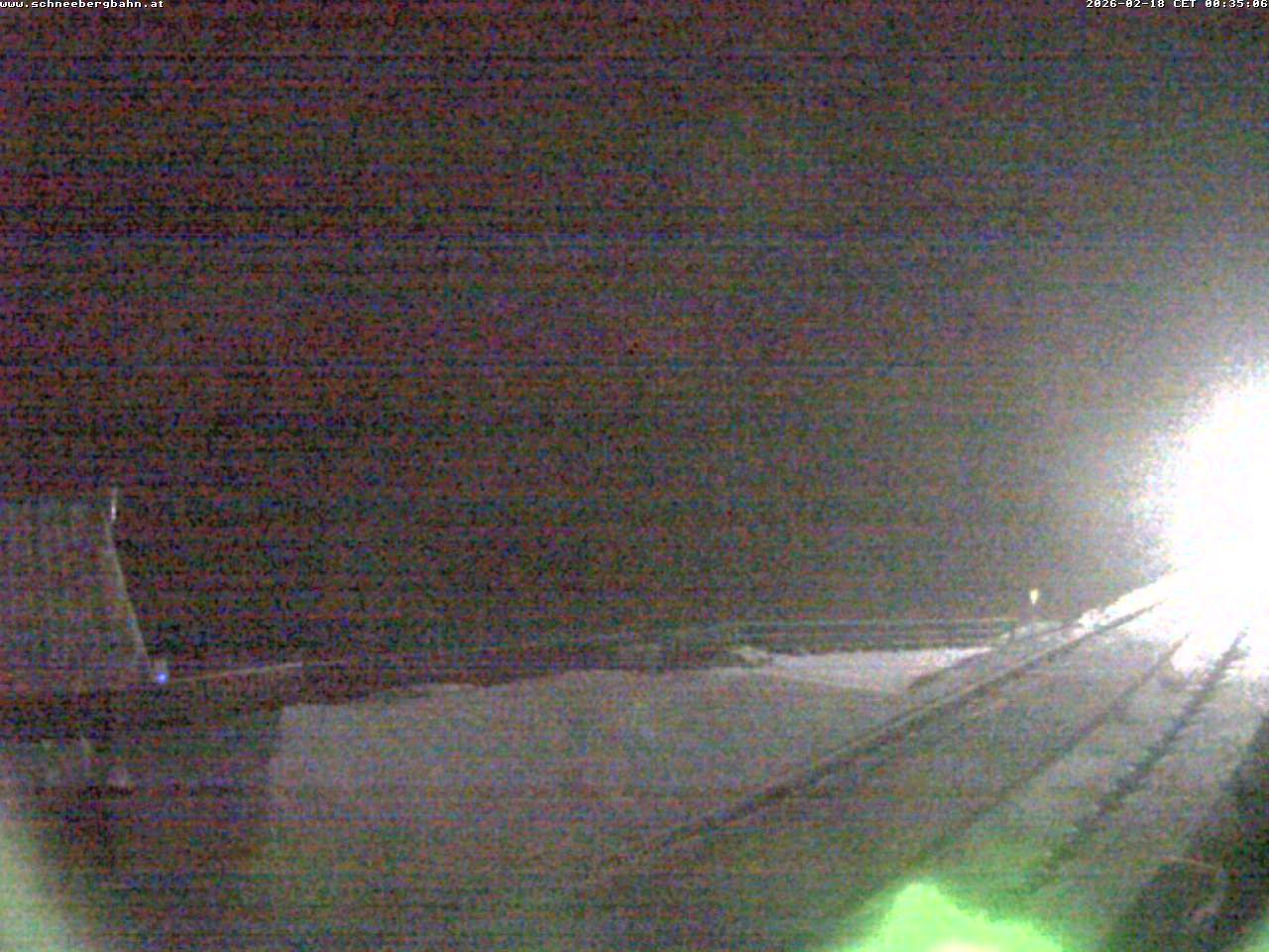 Archiv Foto Webcam Schneeberg: Blick Gasthaus Baumgartner
