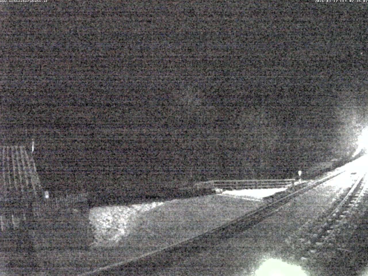 Archiv Foto Webcam Schneeberg: Blick Gasthaus Baumgartner