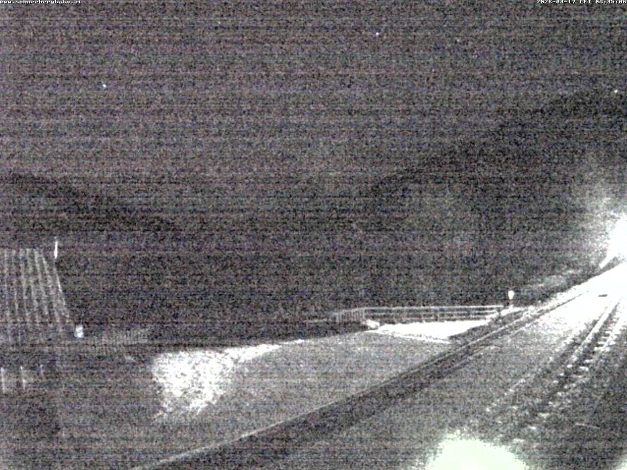 Archiv Foto Webcam Schneeberg: Blick Gasthaus Baumgartner