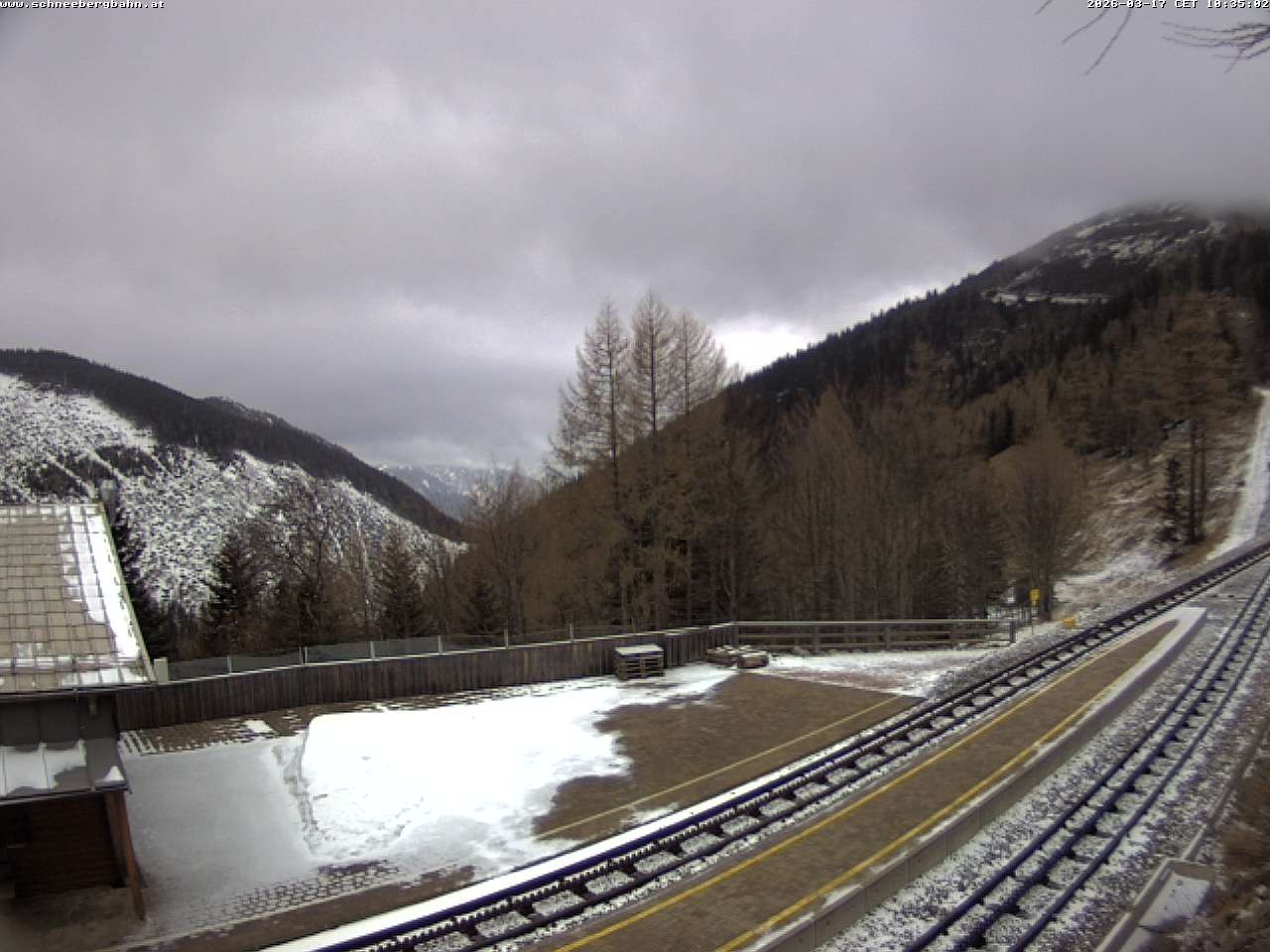 Archiv Foto Webcam Schneeberg: Blick Gasthaus Baumgartner