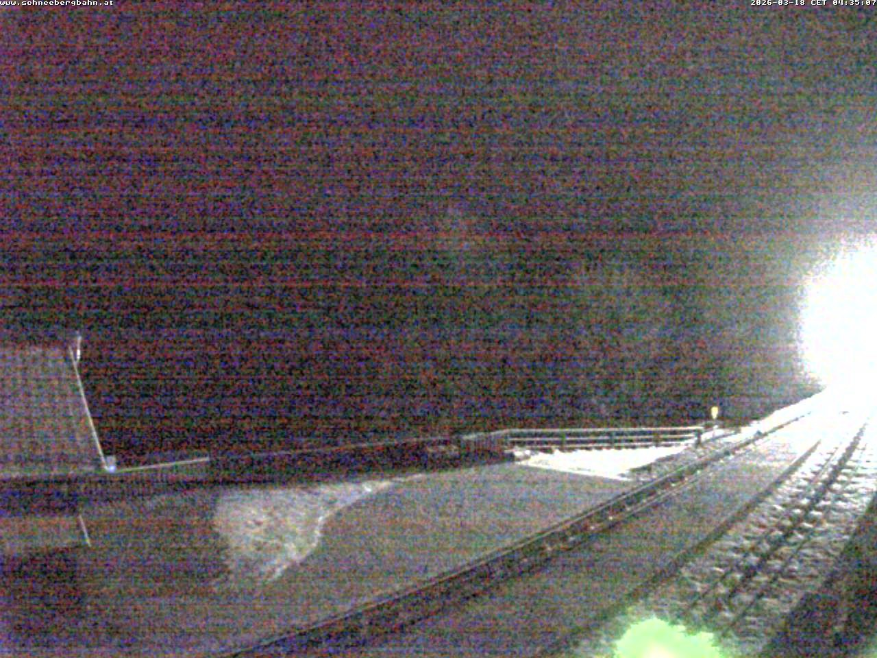 Archiv Foto Webcam Schneeberg: Blick Gasthaus Baumgartner