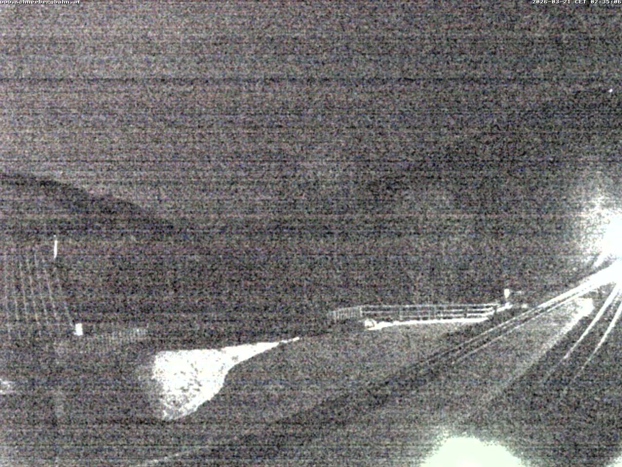 Archiv Foto Webcam Schneeberg: Blick Gasthaus Baumgartner