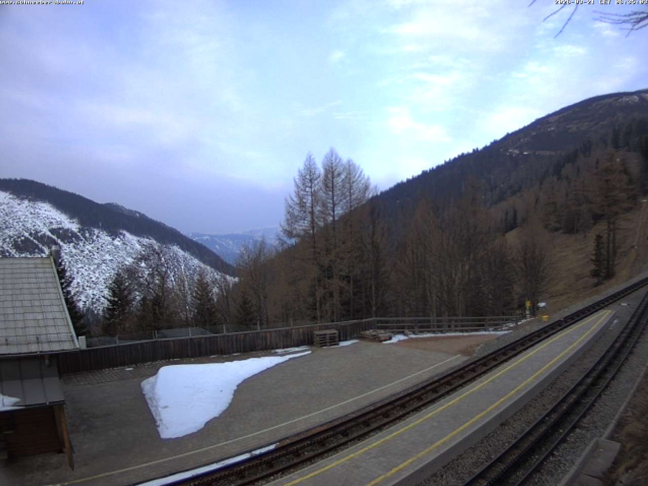 Archiv Foto Webcam Schneeberg: Blick Gasthaus Baumgartner