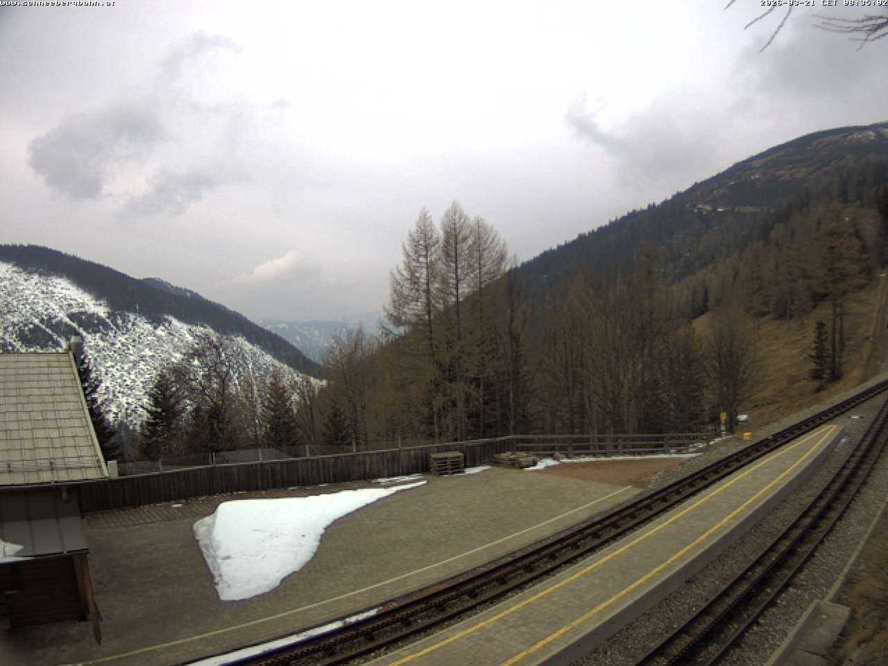 Archiv Foto Webcam Schneeberg: Blick Gasthaus Baumgartner