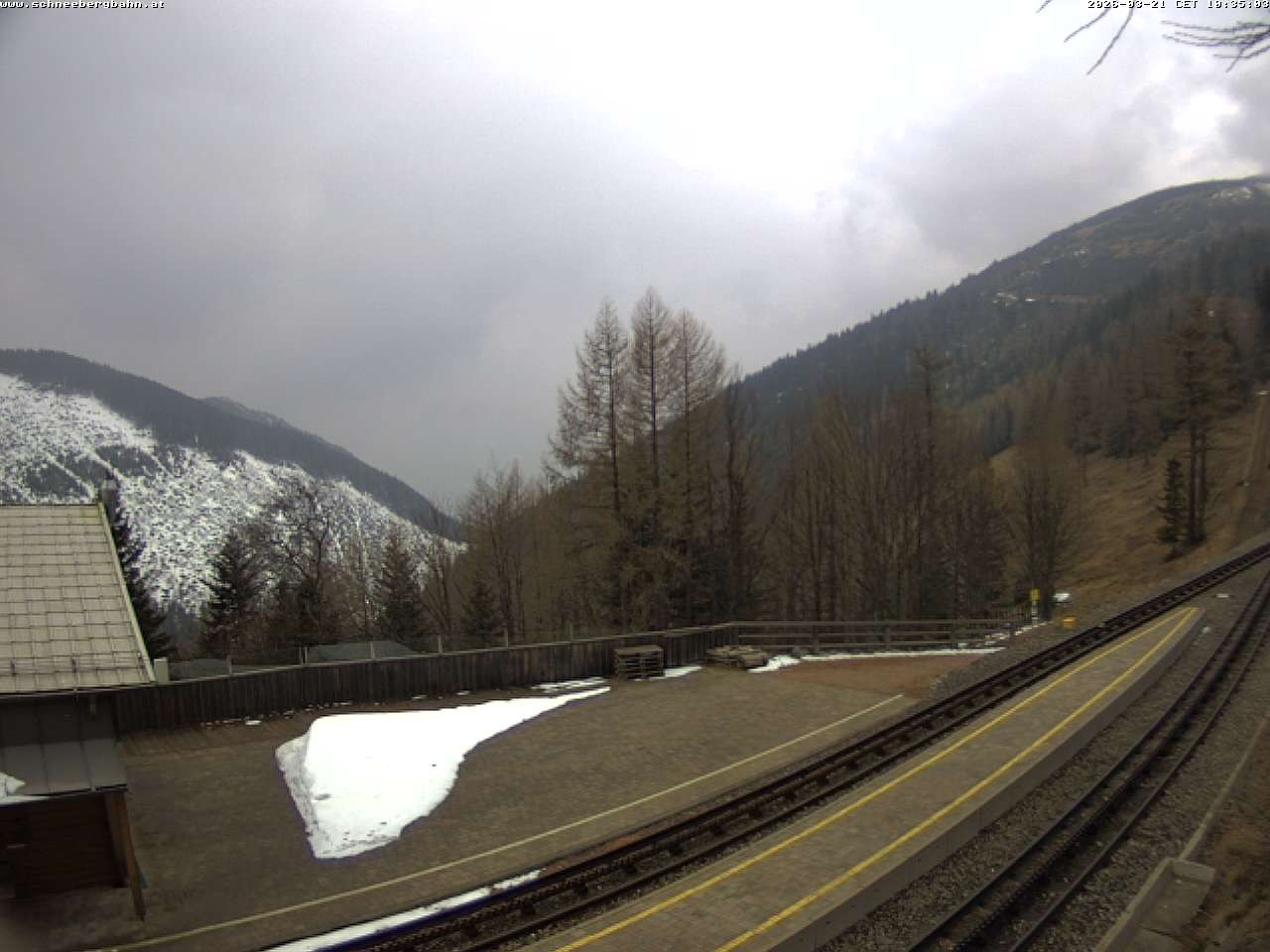 Archiv Foto Webcam Schneeberg: Blick Gasthaus Baumgartner