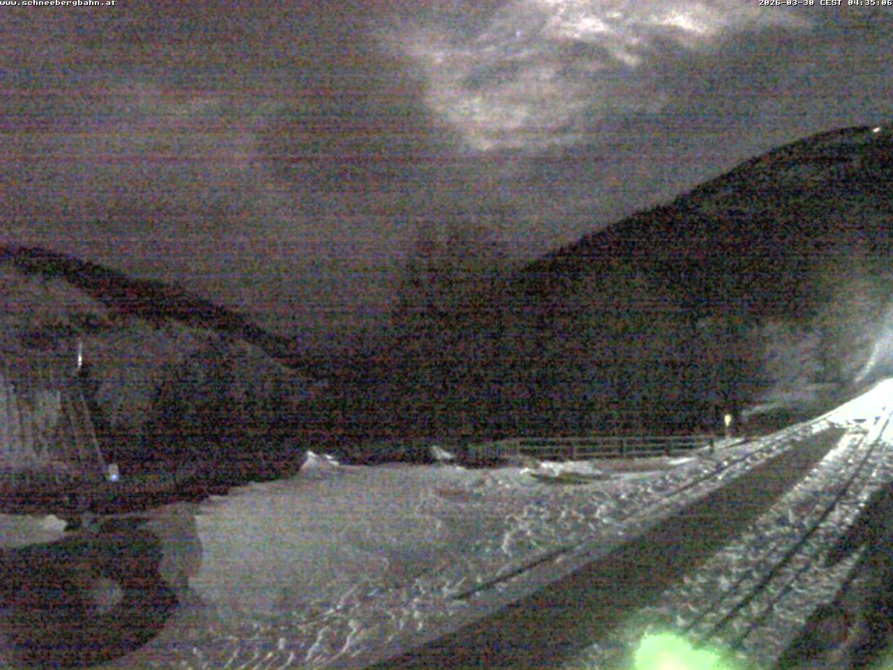 Archiv Foto Webcam Schneeberg: Blick Gasthaus Baumgartner