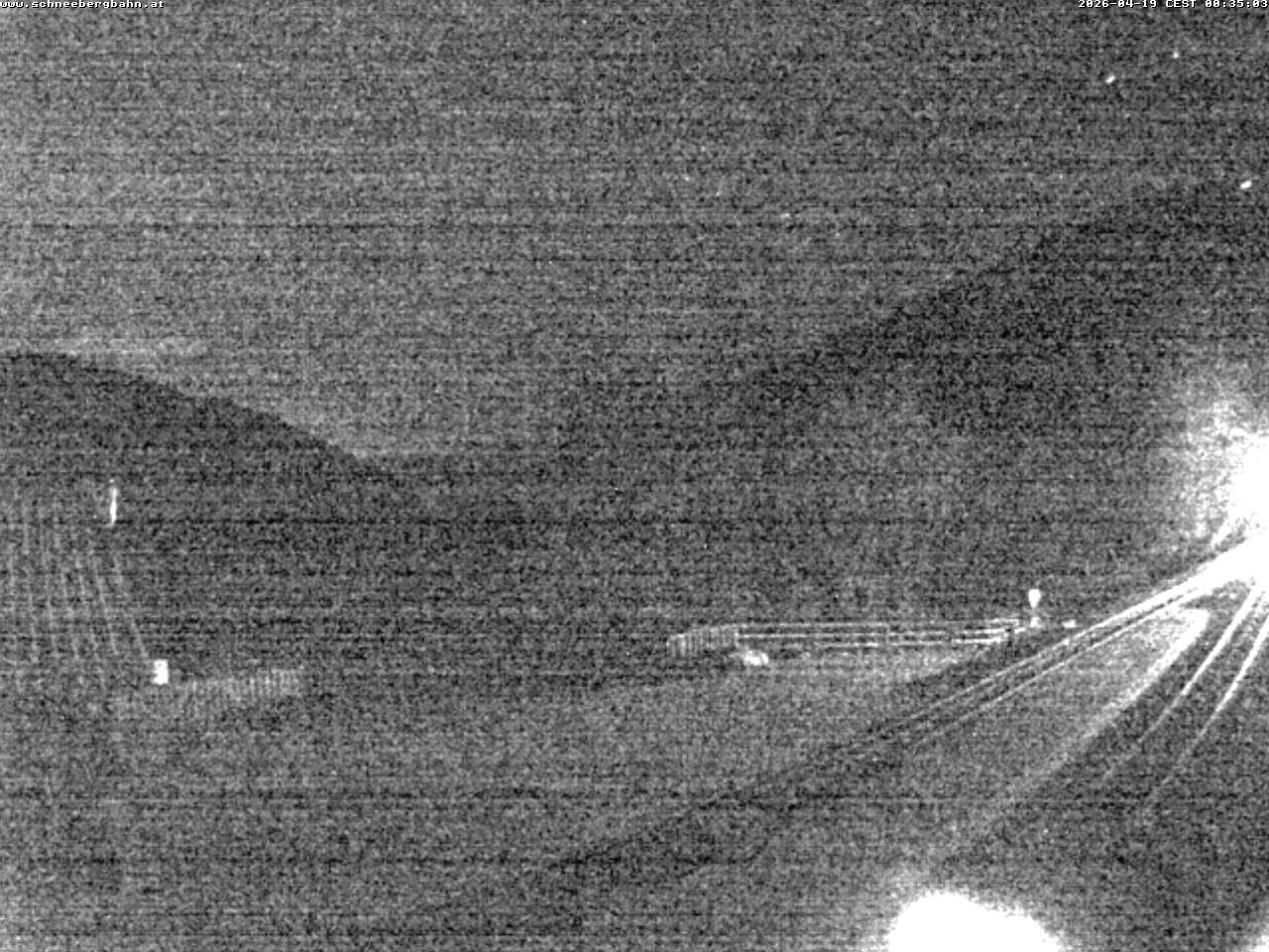 Archiv Foto Webcam Schneeberg: Blick Gasthaus Baumgartner