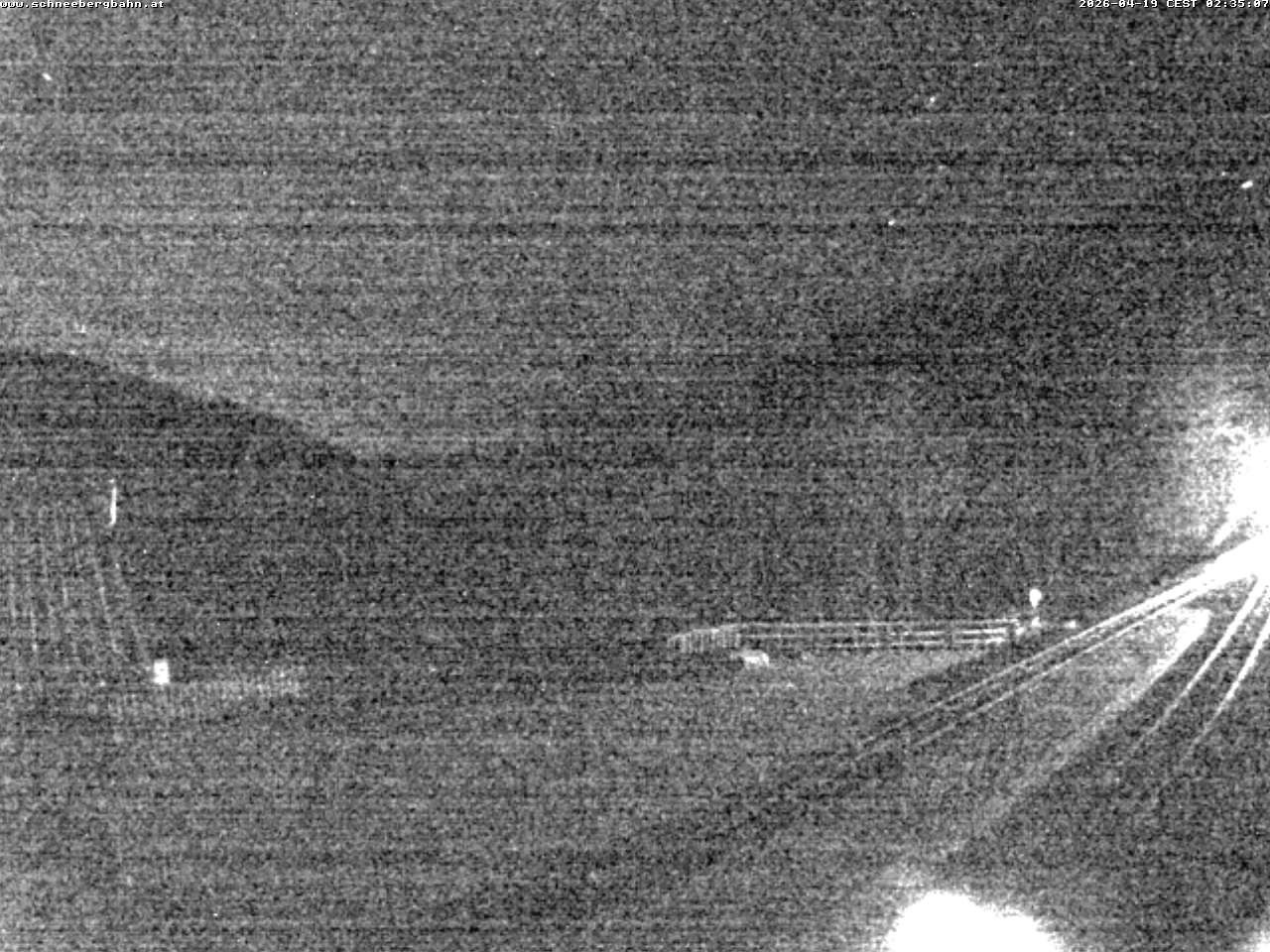 Archiv Foto Webcam Schneeberg: Blick Gasthaus Baumgartner