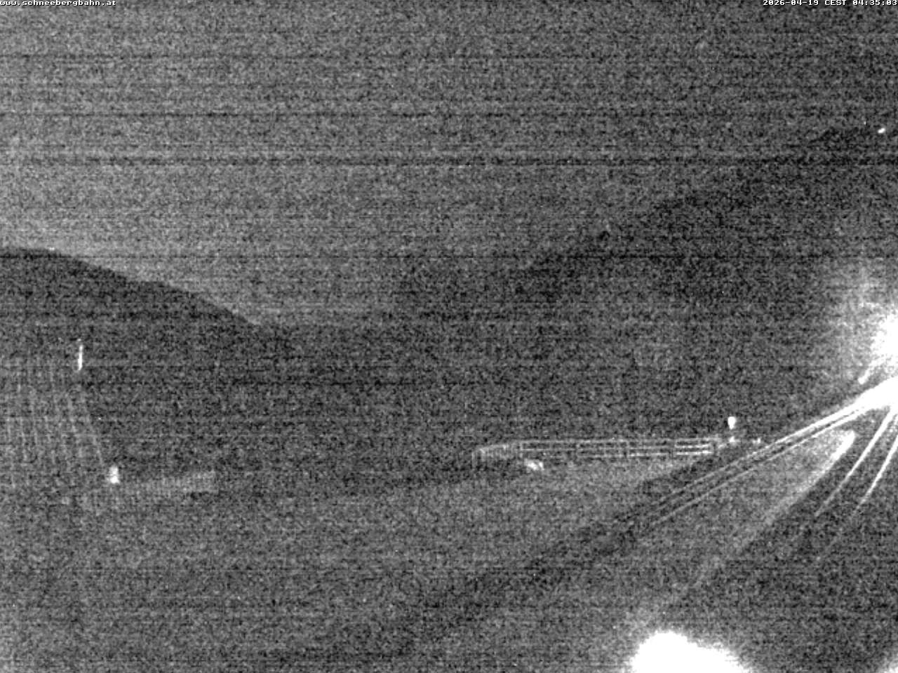Archiv Foto Webcam Schneeberg: Blick Gasthaus Baumgartner